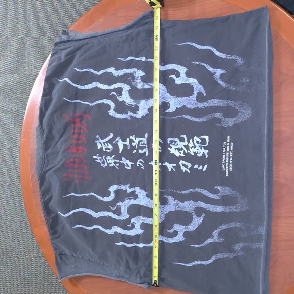 Darc Sport Wolves Bushido Code Faded Crewneck Workout Tank Men's Size L - Picture 9 of 12